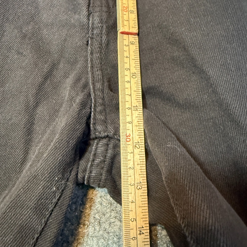 Steves Jeans Cargo Shorts Mens 30 Black Denim Jean Casual Relaxed Belt Loops - Picture 5 of 11